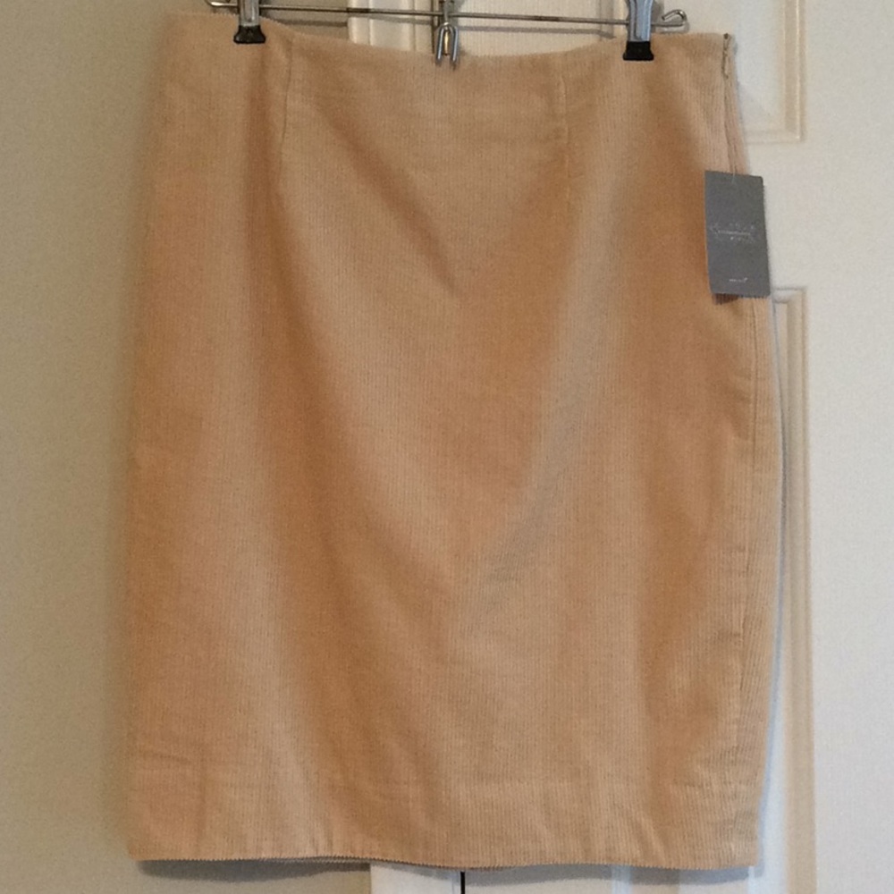 Anthropologie corduroy pencil skirt NWT